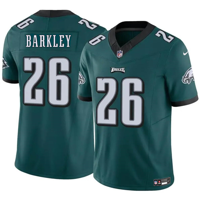 Men's Philadelphia Eagles #26 Saquon Barkley Green 2023 F.U.S.E. Vapor Untouchable Limited Football Stitched Jersey